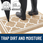 Buganda Indoor Door Mat, Dirt-Resistant and Absorbent Doormat, Low Profile - Image 2