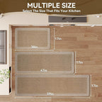 Kitchen Mat Non Slip, Washable Kitchen Rugs, Absorbent Kitchen Mats - Image 2