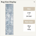 Soalmost Runner Rug 2x8 Washable Non-Slip Hallway Runner Rugs - Image 5