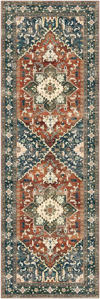 Yamaziot Washable Runner Rug, 2x6 Non-Slip Boho Vintage Hallway Rug Runner - Image 2