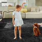 Ultra Soft Rug for Living Room, 6X9 Fluffy Shag Area Rug for Bedroom, Modern - Image 7