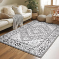 Lessymo 3 x 5 Area Rugs for Living Room- Machine Washable Area Rugs Boho Faux by Lessymo