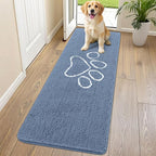 Smiry Dog Door Mat for Muddy Paws, Absorbent Dirt Trapper Non Slip Quick Dry by Smiry