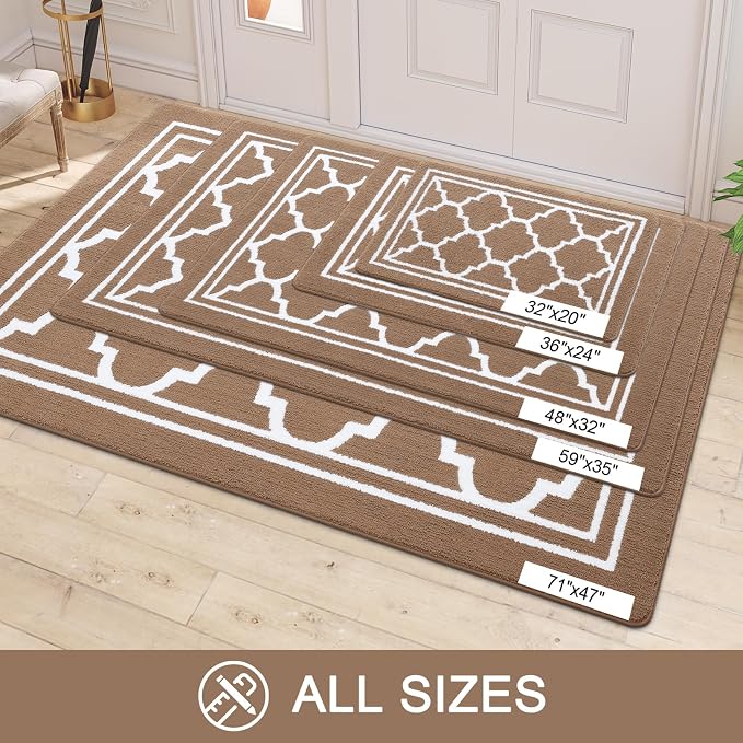 Buganda Runner Indoor Door Mat, Dirt-Resistant and Absorbent Doormat, Low - Image 7