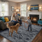 yongyangjuxin Fluffy Rug Shag Area Rug, Large Shag Area Rugs - Image 4