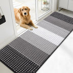 Kitinjoy Indoor Outdoor Door Mat, 71x24 Non-Slip Absorbent Dirt Trapper by Kitinjoy