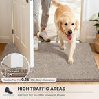 PURRUGS Easy Care Area Rug 4ft x 6ft, Non-Slip Machine Washable Entryway Rug - Image 6