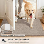 PURRUGS Dirt Trapping Door Mat 31.5" x 47", Non-Slip Machine Washable Entryway - Image 6