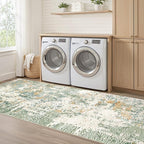 Runner Rug Kitchen Washable Rugs: 2x6 Non-Slip Abstract Soft Modern Stain - Image 7