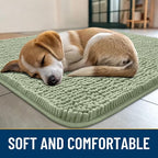 Smiry Dog Door Mat for Muddy Paws 70x24, Absorbent Dirt Trapper, Non-Slip - Image 2