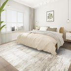 Washable Rug 6x9 Area Rugs for Living Room: Neutral Soft Rug Abstract Non Slip - Image 7