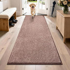 PURRUGS Dirt Trapping Door Mat 31.5" x 70", Non-Slip Machine Washable Entryway by PURRUGS