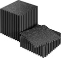 SUPERJARE 0.56'' Thick 48 Pcs 192 Sq Ft Rubber Top Exercise Equipment Mats by SUPERJARE