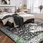 Moynesa Tiger 8x10 Area Rug, Washable Boho Rugs - Image 8