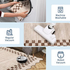 GarveeHome Scalloped Washable Rug 9x12 Area Rug - Image 6