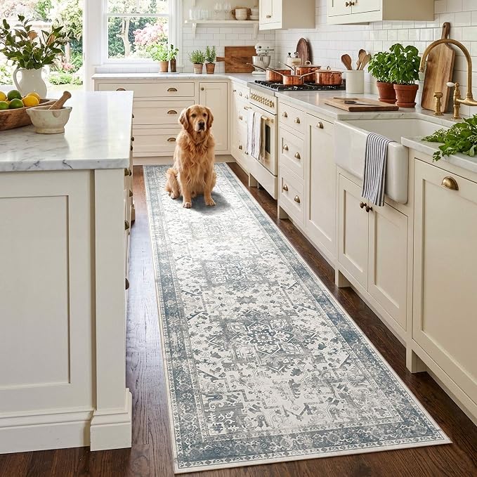 Rugxara 2x10 Washable Runner Rug, Non Slip Boho Runner Rugs by Rugxara