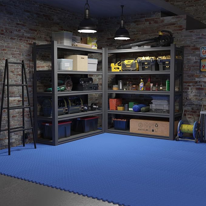 24 Pack Home Gym Mat, Puzzle Exercise Mat, EVA Interlocking Foam Floor Tiles - Image 7