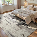 Ompaa Living Room Rug 5x8 Coffee Area Rug Machine Washable Boho Rug Non Slip by OmpaaHomeDecor