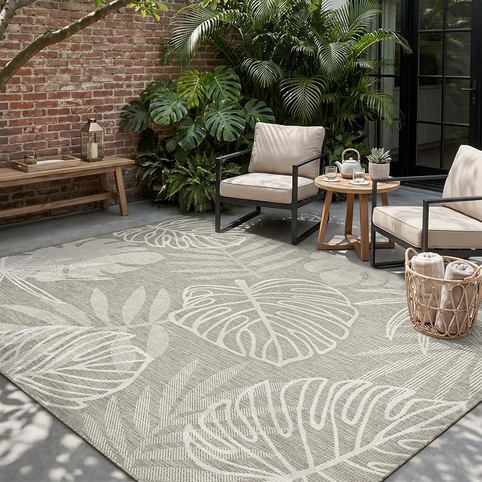 MontVoo-Outdoor Rug-Patio Rug 5x7 ft Polypropylene Indoor Outdoor Rugs Outdoor by MontVoo