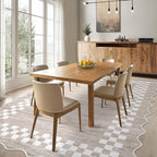 GarveeHome 8x10 Area Rug for Living Room Scalloped Washable Large Bedroom Rug - Image 8
