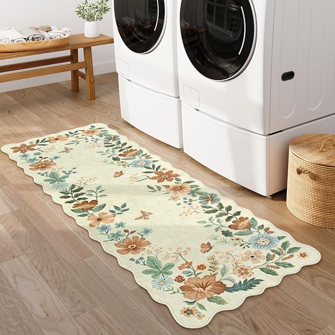 Lahome Floral Kitchen Runner Rug, 2x5 Rug Runners - Image 2