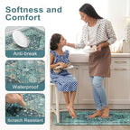 Collive Farmhouse Anti Fatigue Kitchen Mat, Cushioned Kitchen Rug Sets of 2 - Image 4