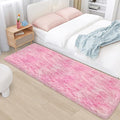 Plush Fluffy Pink Rugs for Bedroom Girls Room 2x6 Runner Pink Area Rug for by TENNOLA