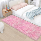 Plush Fluffy Pink Rugs for Bedroom Girls Room 2x6 Runner Pink Area Rug for by TENNOLA