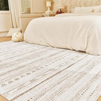 5x7 Large Area Rugs for Living Room Machine Washable Rug Distressed Indoor by Tchdio