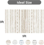 3x5 Area Rug Machine Washable Non Slip Rug Distressed Neutral Moroccan Boho Rug - Image 2