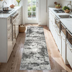 Runner Rug 2'6''x8' Washable Runner Rug: Machine Washable Kitchen Area Rug by Tosuoka