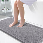 OLANLY Large Bathroom Rugs 50x30, Extra Soft Absorbent Chenille Bath Rugs by OLANLY