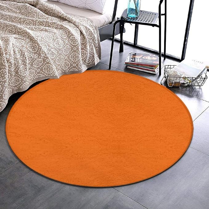 Home Decor Non Slip Kitchen Office Circle Rug, Machine Washable Modern Round - Image 2