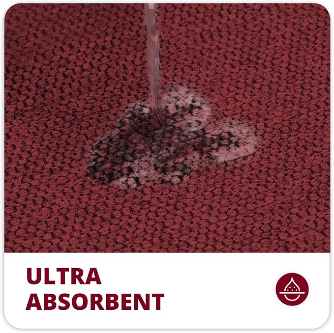 Bath Mat, Ultra Thin Bathroom Rugs, Rubber Bath Mats - Image 3