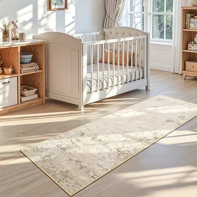 Toneed Entryway Runner Rug 2x6 for Hallway Kitchen, Washable Non-Slip Rug - Image 5
