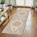 Washable Area Rug 2'6'' x 8' Vintage Traditional Persian Mat by Unknown