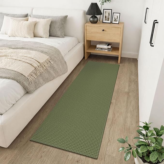 KOZYFLY Cotton 2x6 Washable Runner Rug, Non Slip Runners - Image 8