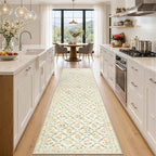 Runner Rug for Entryway: 2.6x10 Kitchen Rugs Non Slip Washable Ultra-Thin Soft by PLHXFRSoftAreaRugs