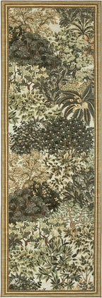 GarveeHome Forest Runner Rug, Botanical Low Pile Non Slip Stain Resistance - Image 4
