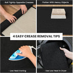 IOHOUZE Washable Runner Rug 2x10 Non Slip Rubber Backed Long Hallway Runner - Image 2