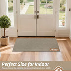 BEQHAUSE Dirt Trapper Door Mat 24" x 60", Doormat Non-Slip Entryway Rugs - Image 2