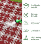 GENIMO Waterproof Outdoor Rug for Patio Clearance, Lightweight RV Camping Mat - Image 6