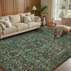 Rugxara 5x7 Area Rugs for Living Room Bedroom, Large Washable Rug, Non Slip & - Image 4
