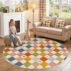 jinchan Macy 6ft Kids Round Rug - Image 3
