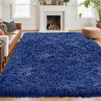 5x7 Area Rug for Living Room: Ultra Soft Fluffy Rug Modern Large Thicked Shag by Oriannal