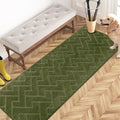 PURRUGS Dirt Trapping Door Mat 24" x 70", Non-Slip Machine Washable Entry Rug by PURRUGS