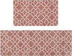 FRESHMINT Kitchen Mat Set of 2, Anti-Fatigue Cushioned Kitchen Mats by FRESHMINT