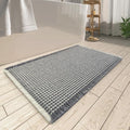 AMOAMI Upgraded Waffle Bath Mat, Super Absorbent Non Slip Bath Mats by AMOAMI