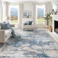 XLUEZ 10x12 Area Rug for Living Room, Washable Modern Abstract Large Area Rug by XLUEZ