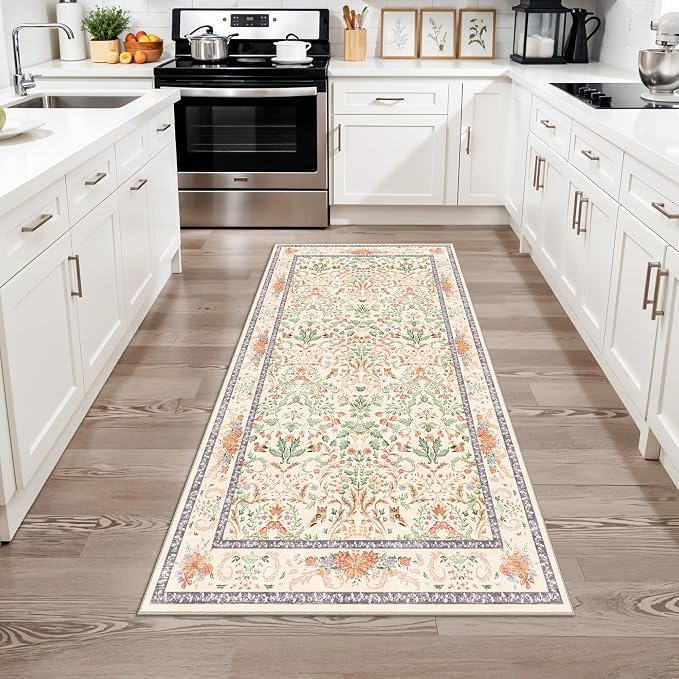 Botanical Beige 3x5 Area Rug - Image 3